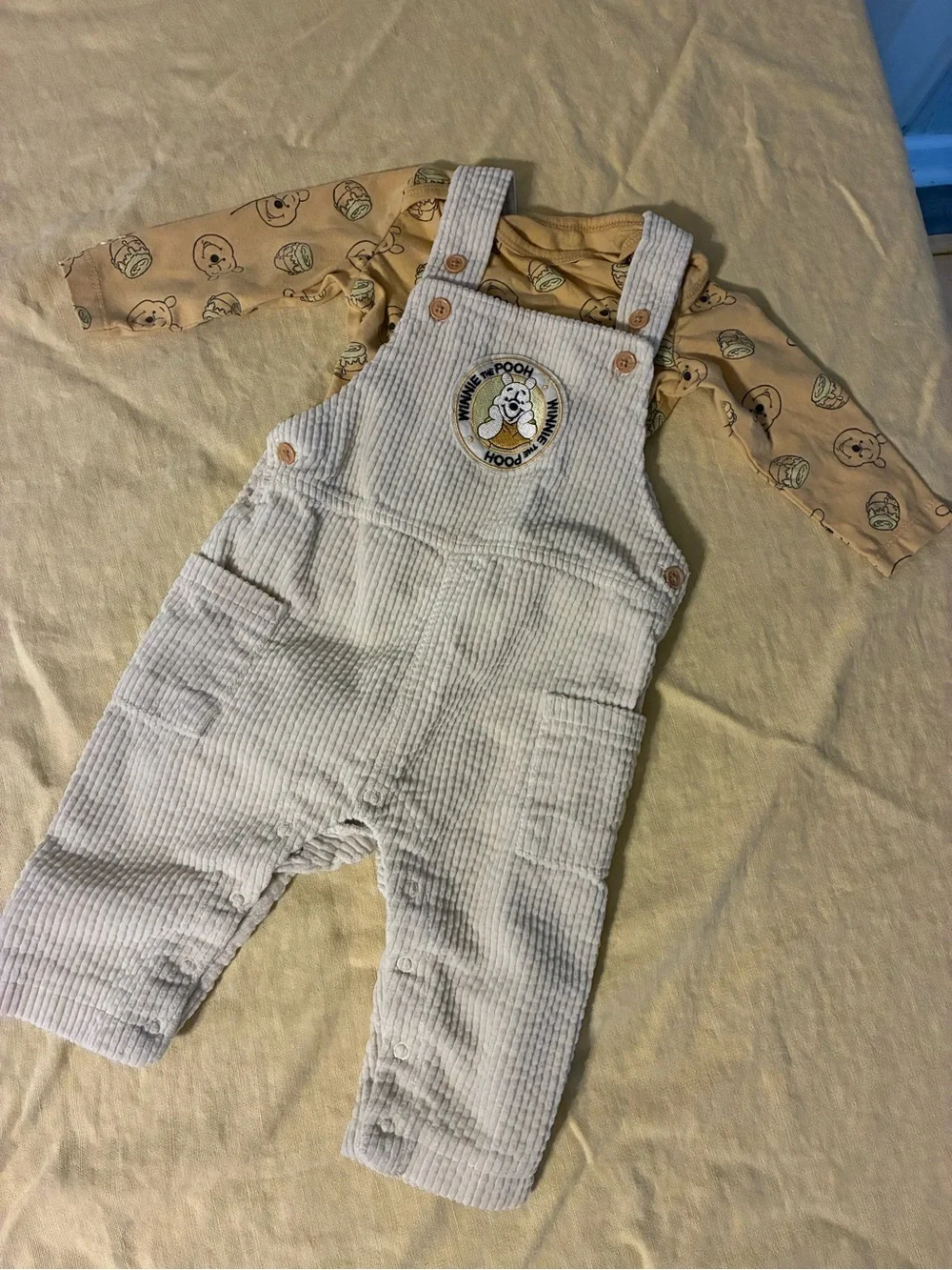 Disney Winnie the Pooh 12 month Corduroy Baby Overalls